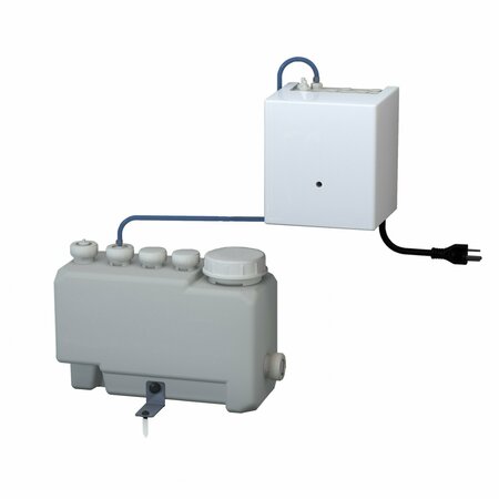 TOTO Touchless Auto Foam Soap Dispenser Controller and 3 Liter Reservoir for 1 Spout Compatibility White TLK01101UA